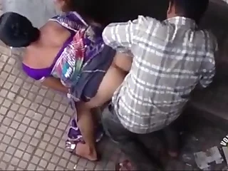 Beautiful Indian woman has doggystyle sexual connection upon public  voyeurstyle.com